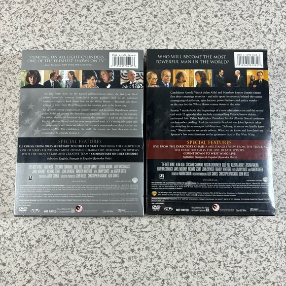 The West Wing: The Complete Sixth & Seventh Season DVD Set 6 7 Bundle Lot New - Picture 2 of 5